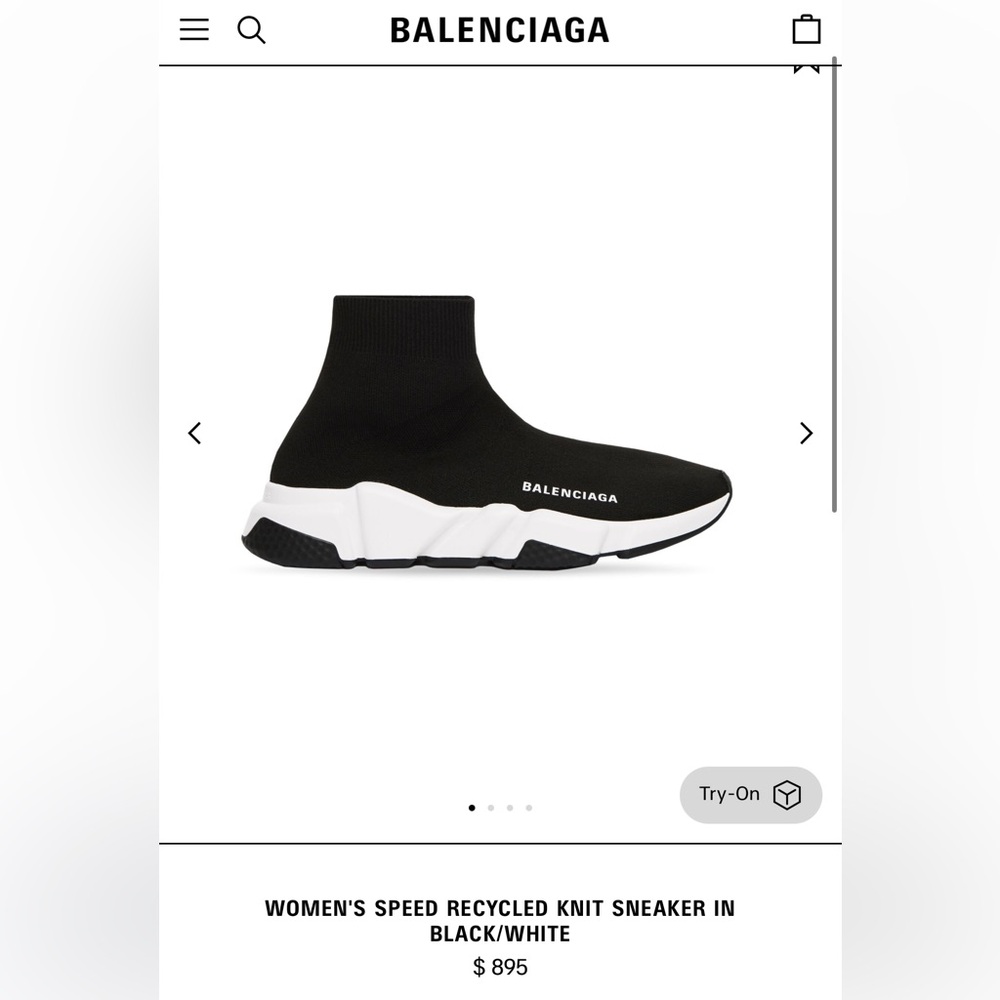 Balenciaga shoes size US 7. Barely worn excellent condition